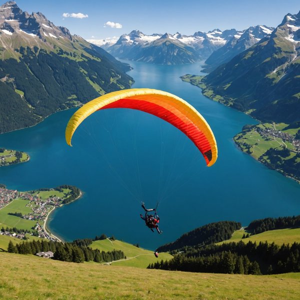 Où participer à une expédition de parapente dans les Alpes suisses?