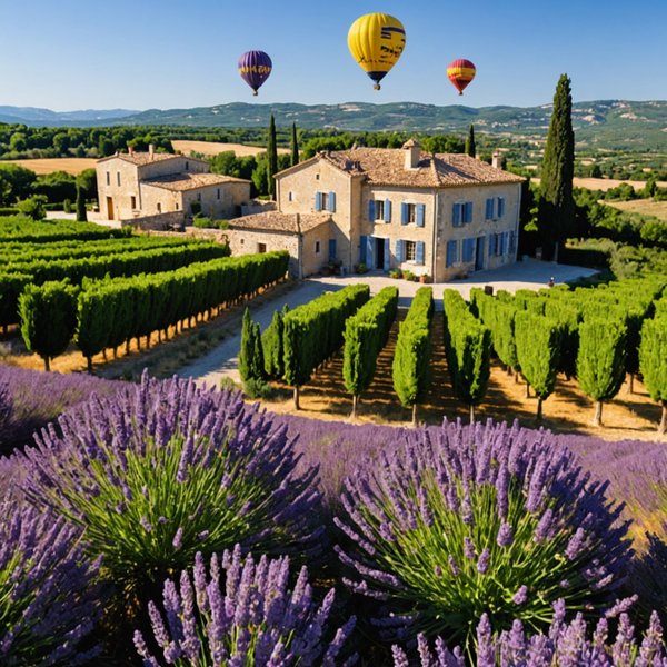 Peut-on trouver une maison de vacances en Provence avec des cours de cuisine et des excursions en montgolfière?