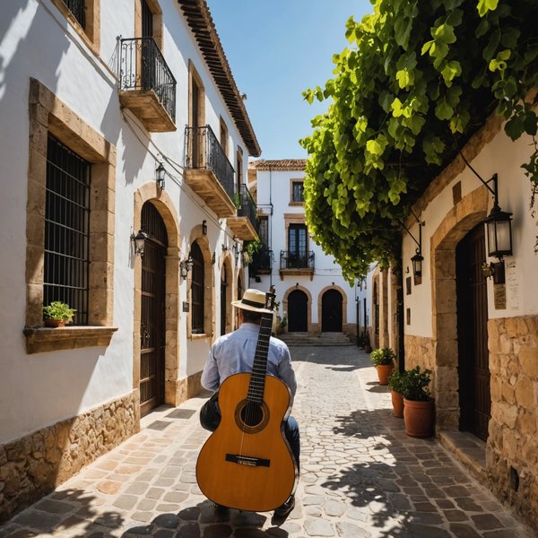 Comment organiser des vacances en Andalousie avec des cours de guitare flamenco et des visites de bodegas?
