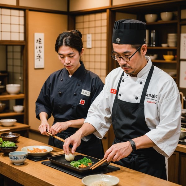 Où apprendre les techniques de la cuisine japonaise à Kyoto : ateliers et chefs recommandés ?